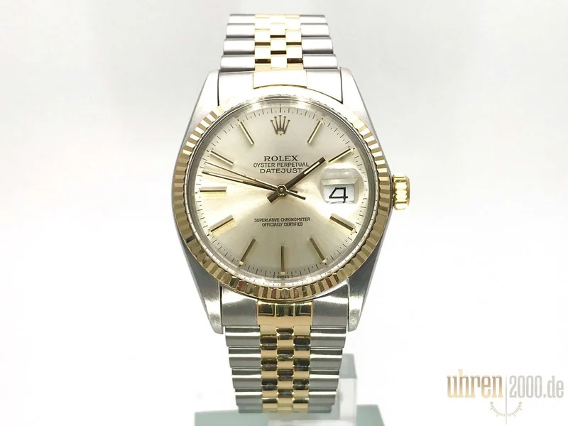 Rolex Datejust 36 Silber Index 16013 aus 1986
