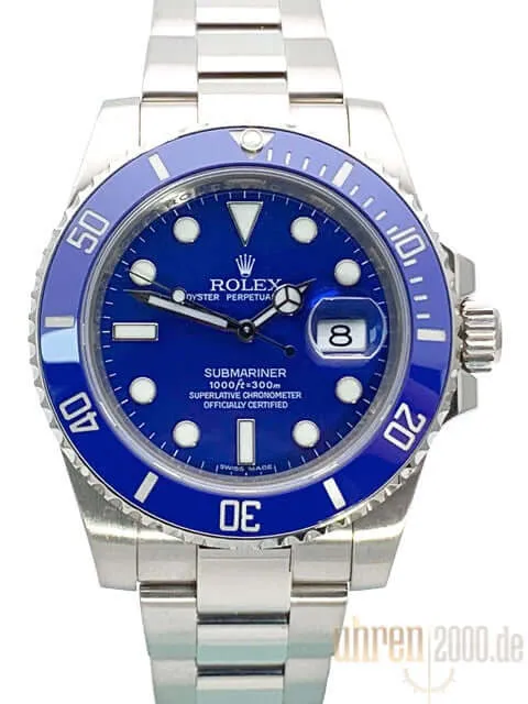 Rolex Submariner Date Weißgold 116619LB aus 2009