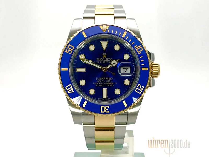 Rolex Submariner Date 116613LB Edelstahl Gelbgold aus 2015