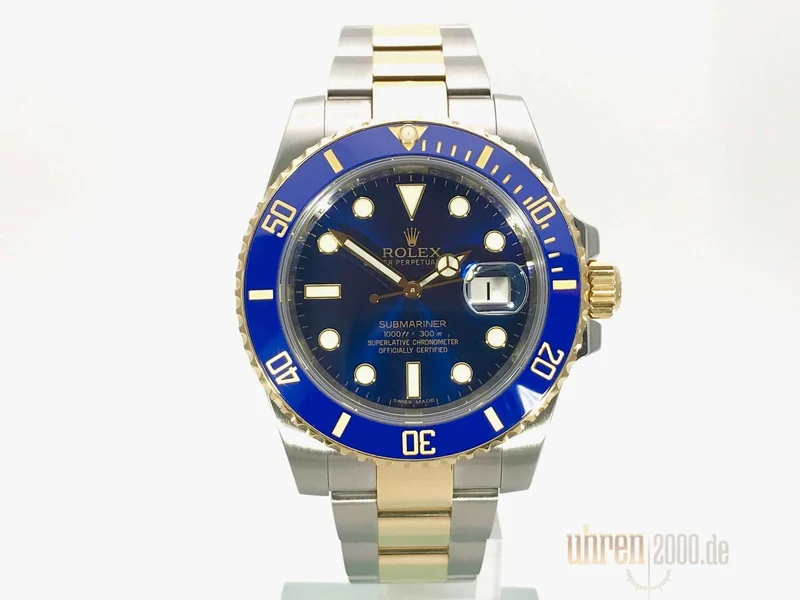 Rolex Submariner Date Edelstahl Gelbgold 116613LB aus 2014