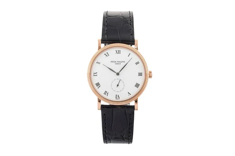 Patek Philippe Calatrava 18 ct red gold manual winding men's watch 3919 LP: 31400EUR [2305166]