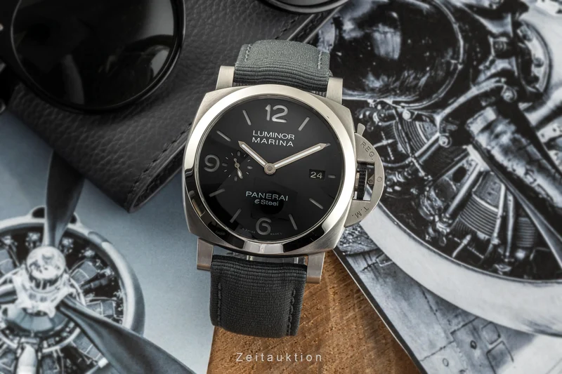 Panerai Luminor Marina steel automatic men's watch PAM01358 LP: 9600EUR [2305148]
