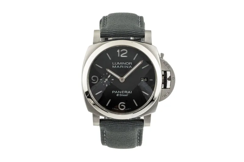 Panerai Luminor Marina steel automatic men's watch PAM01358 LP: 9600EUR [2305148]