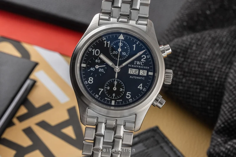 IWC Fliegerchronograph chronograph steel automatic men's watch IW370603 LP: 9300EUR [2305121]