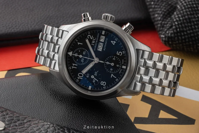 IWC Fliegerchronograph chronograph steel automatic men's watch IW370603 LP: 9300EUR [2305121]