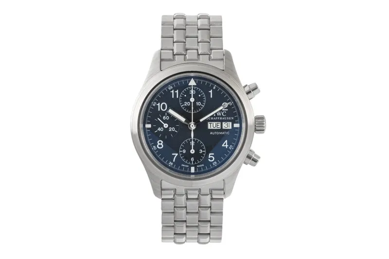IWC Fliegerchronograph chronograph steel automatic men's watch IW370603 LP: 9300EUR [2305121]