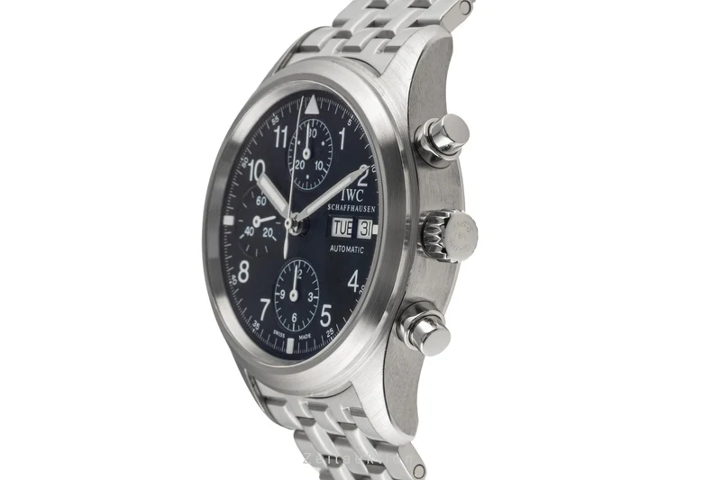 IWC Fliegerchronograph chronograph steel automatic men's watch IW370603 LP: 9300EUR [2305121]