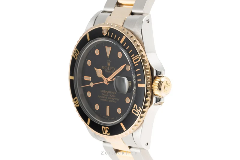 Rolex Submariner steel / gold automatic men's watch 16803 LP: 15350EUR [2305096]