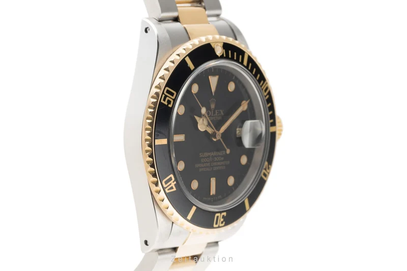 Rolex Submariner steel / gold automatic men's watch 16803 LP: 15350EUR [2305096]