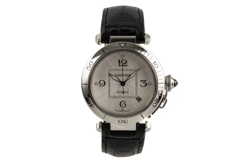 Cartier Pasha steel automatic men's watch W3103155, 2378 LP: 7300EUR [2305034]