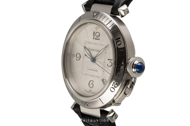 Cartier Pasha steel automatic men's watch W3103155, 2378 LP: 7300EUR [2305034]
