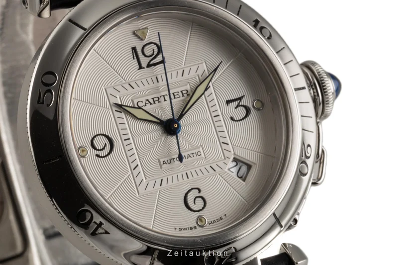 Cartier Pasha steel automatic men's watch W3103155, 2378 LP: 7300EUR [2305034]