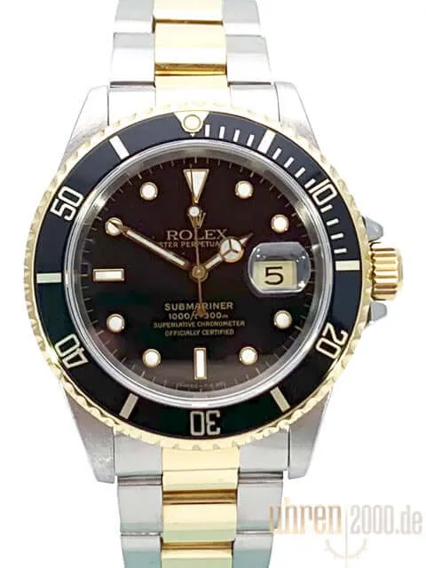 Rolex Submariner Date 16613 Edelstahl Gelbgold aus 1993