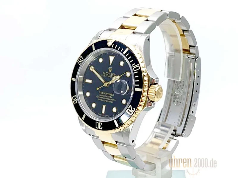Rolex Submariner Date 16613 Edelstahl Gelbgold aus 1993