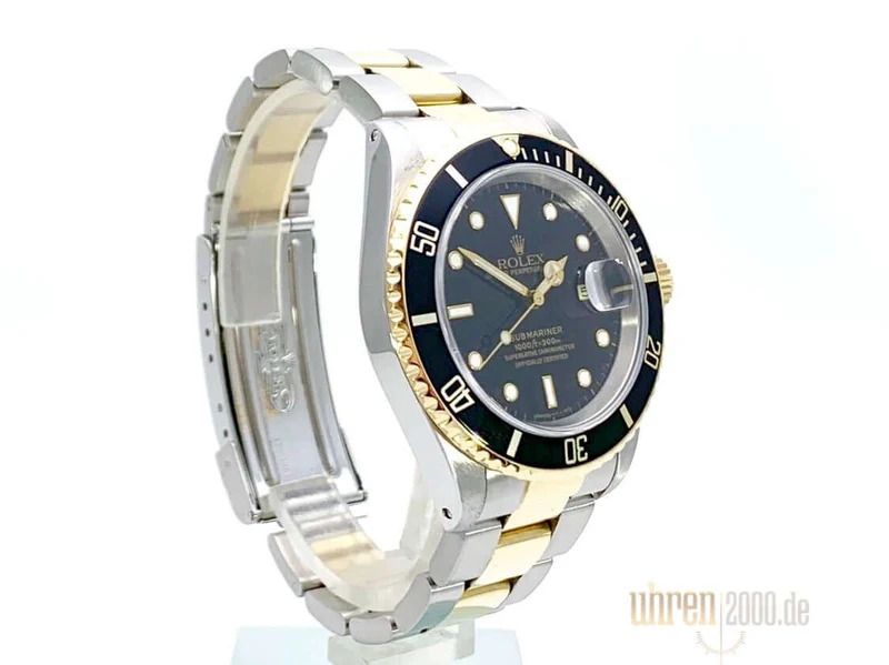 Rolex Submariner Date 16613 Edelstahl Gelbgold aus 1993