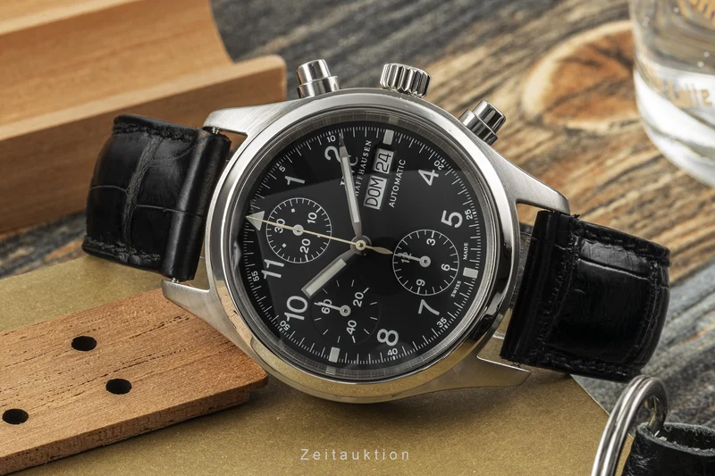 IWC Fliegerchronograph chronograph steel automatic men's watch IW3706 [2303595]