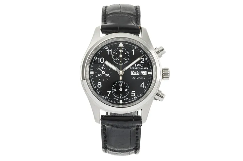 IWC Fliegerchronograph chronograph steel automatic men's watch IW3706 [2303595]