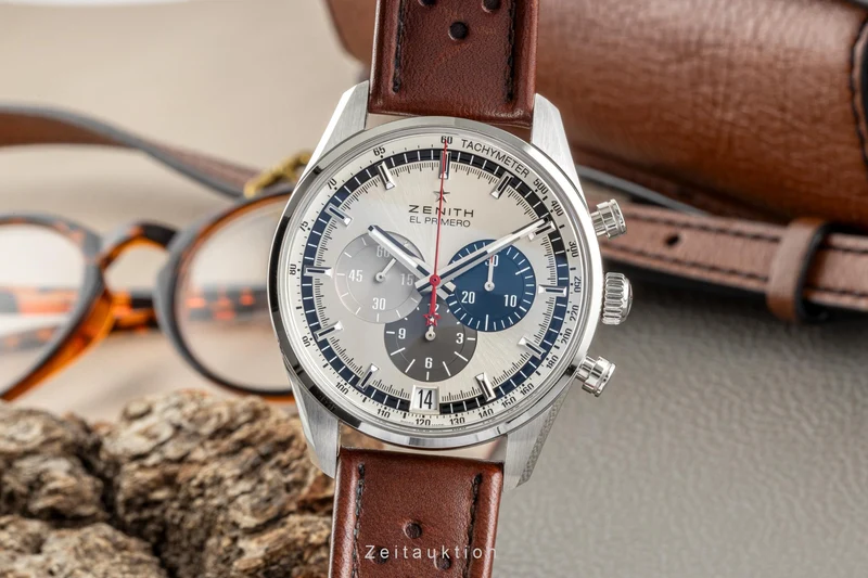 Zenith El Primero steel automatic men's watch 03.2040.400/69.C494 LP: 9900EUR [2303591]