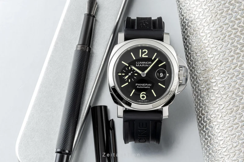 Panerai Luminor Marina steel automatic men's watch PAM01104 LP: 7400EUR [2303590]