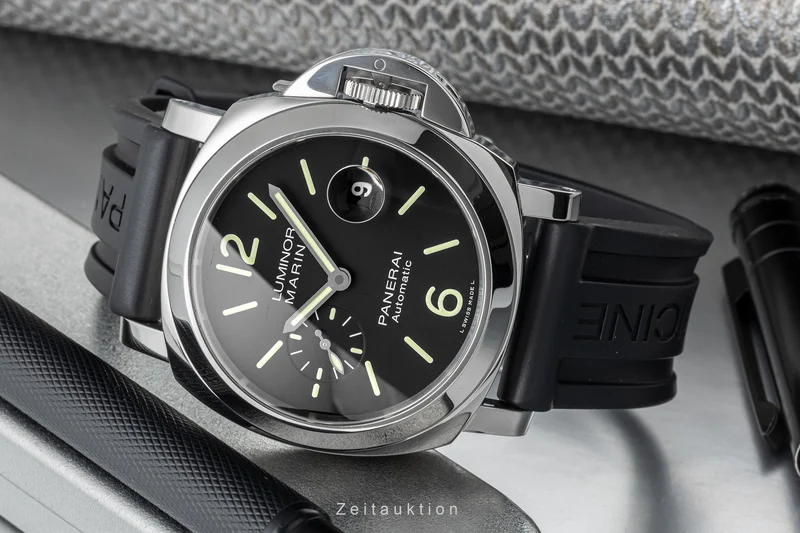 Panerai Luminor Marina steel automatic men's watch PAM01104 LP: 7400EUR [2303590]