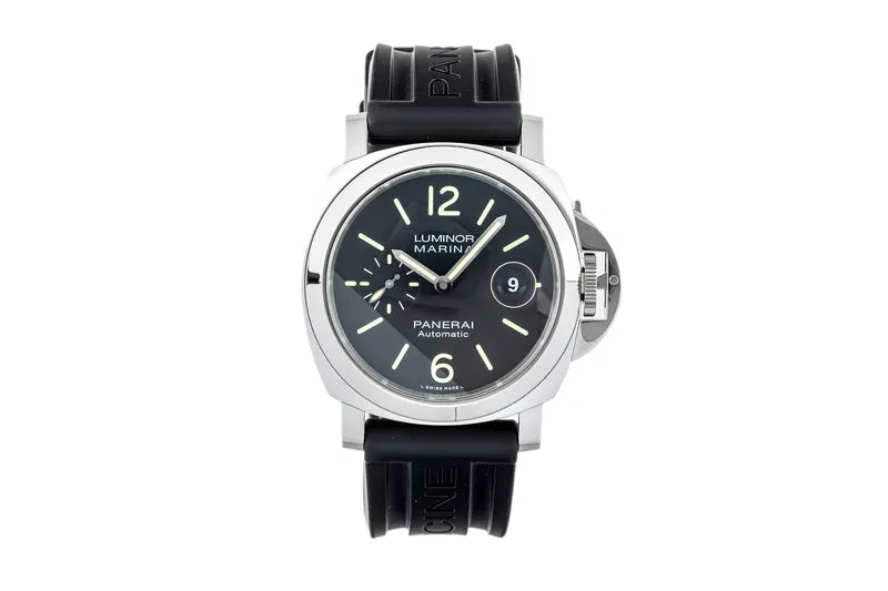 Panerai Luminor Marina steel automatic men's watch PAM01104 LP: 7400EUR [2303590]