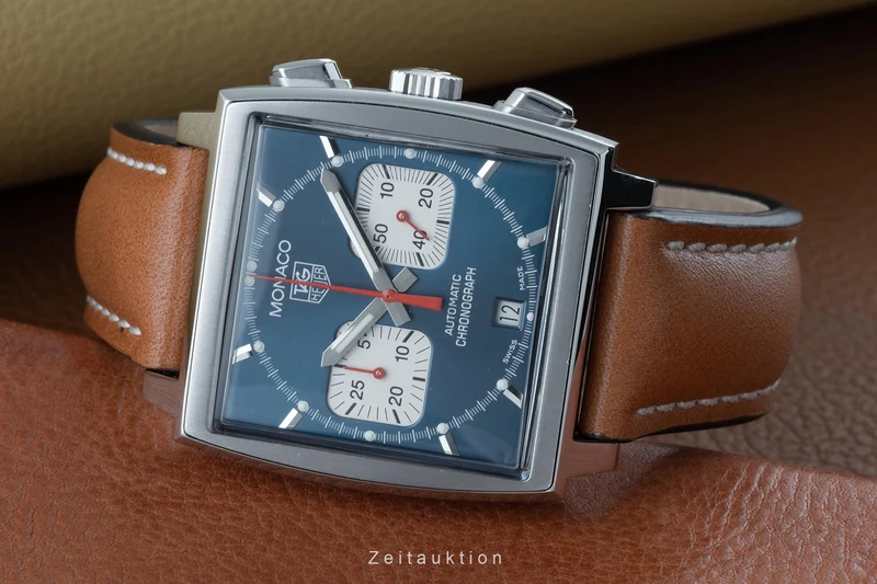Tag Heuer Monaco chronograph steel automatic men's watch CW2113-0 [2303581]