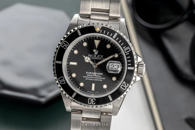 Rolex Submariner steel automatic men's watch 16610 LP: 10100EUR [2302380]