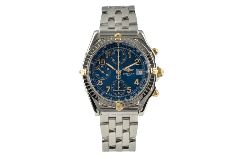 Breitling Chronomat chronograph steel / gold automatic men's watch B13050.1 [2302377]