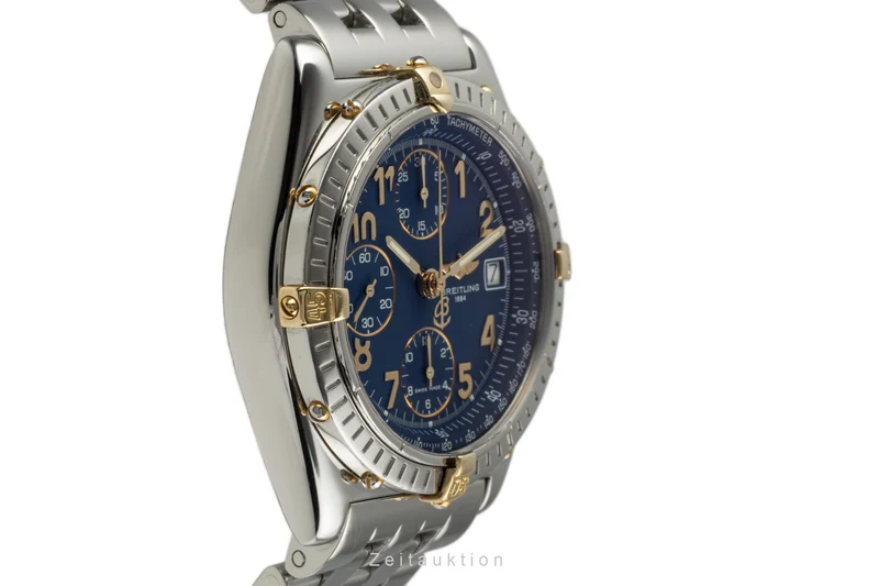 Breitling Chronomat chronograph steel / gold automatic men's watch B13050.1 [2302377]