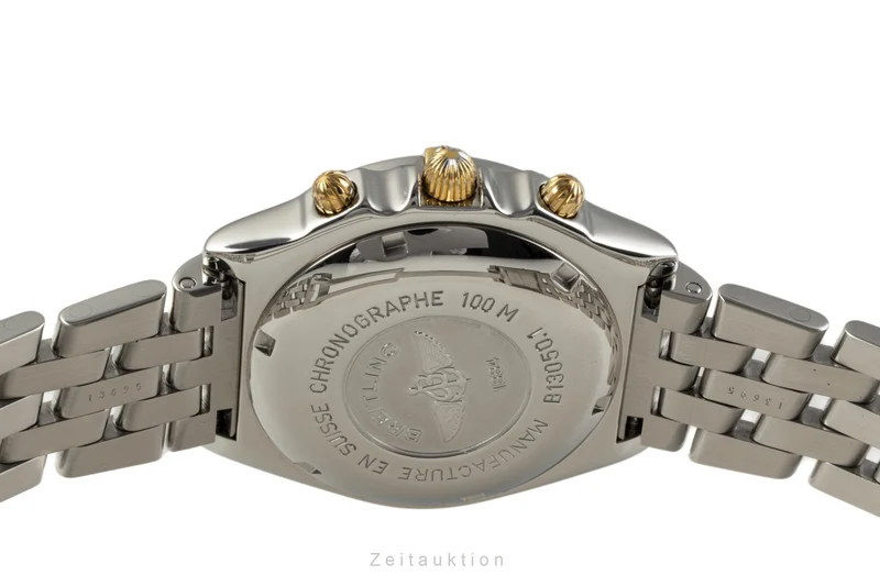 Breitling Chronomat chronograph steel / gold automatic men's watch B13050.1 [2302377]