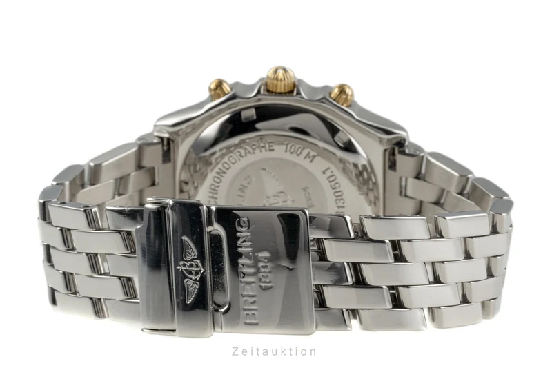 Breitling Chronomat chronograph steel / gold automatic men's watch B13050.1 [2302377]