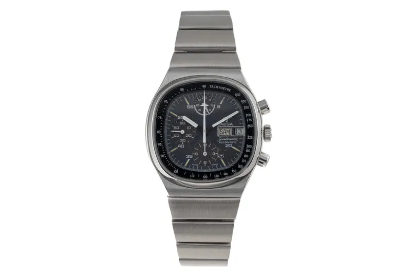 Omega Speedmaster chronograph steel automatic men's watch 176.0014, 376.0805 [2302366]