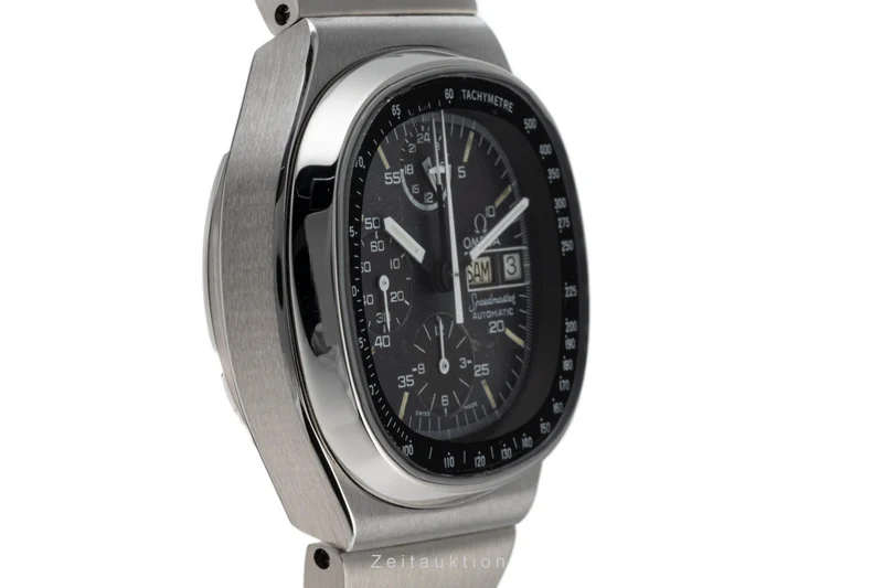 Omega Speedmaster chronograph steel automatic men's watch 176.0014, 376.0805 [2302366]
