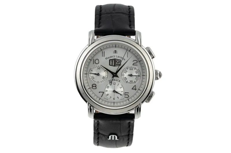 Maurice Lacroix Masterpiece Flyback chronograph steel automatic men's watch MP6098 [2303577]
