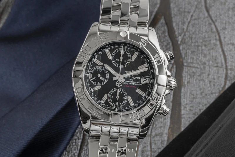 Breitling Galactic chronograph steel automatic men's watch A13358 [2301140]