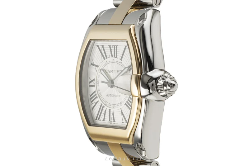 Cartier Roadster steel / gold automatic men's watch W62031Y4 2510 [2301125]