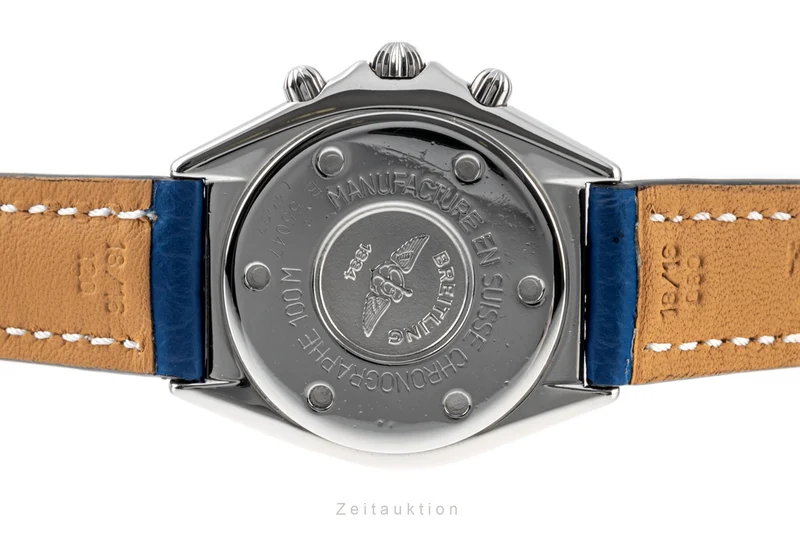 Breitling Sextant chronograph steel / gold quartz men's watch B55047 [2301024]