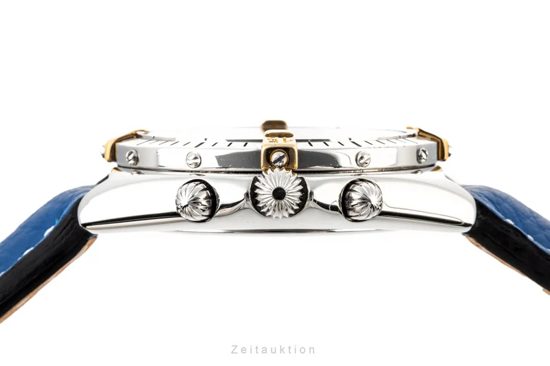 Breitling Sextant chronograph steel / gold quartz men's watch B55047 [2301024]