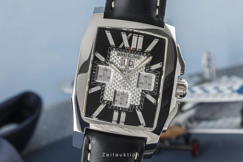 Breitling Bentley Flying B steel automatic men's watch A44365 LP: 11460EUR [2304371]