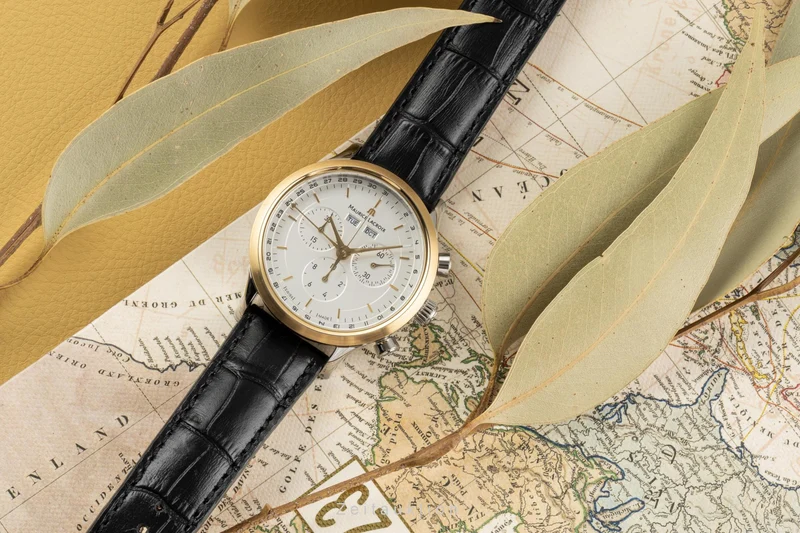 Maurice Lacroix Les Classiques chronograph gilt / steel quartz men's watch LC1008 [2304339]