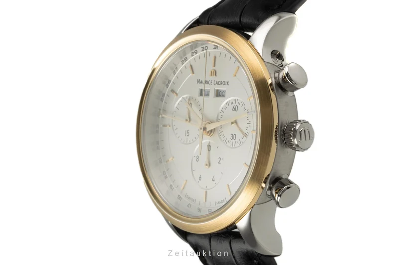 Maurice Lacroix Les Classiques chronograph gilt / steel quartz men's watch LC1008 [2304339]