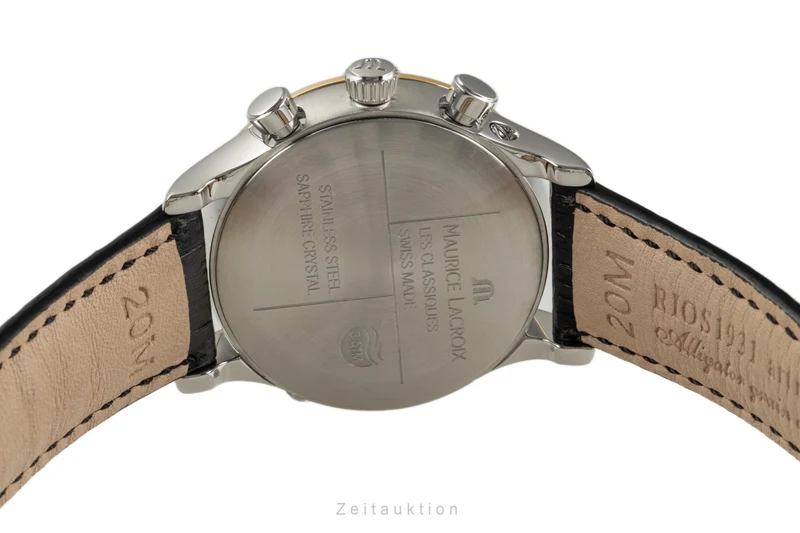 Maurice Lacroix Les Classiques chronograph gilt / steel quartz men's watch LC1008 [2304339]