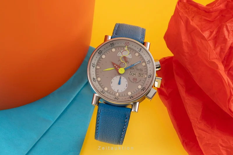 Alain Silberstein Krono Bauhaus chronograph steel automatic men's watch Limited [2304286]