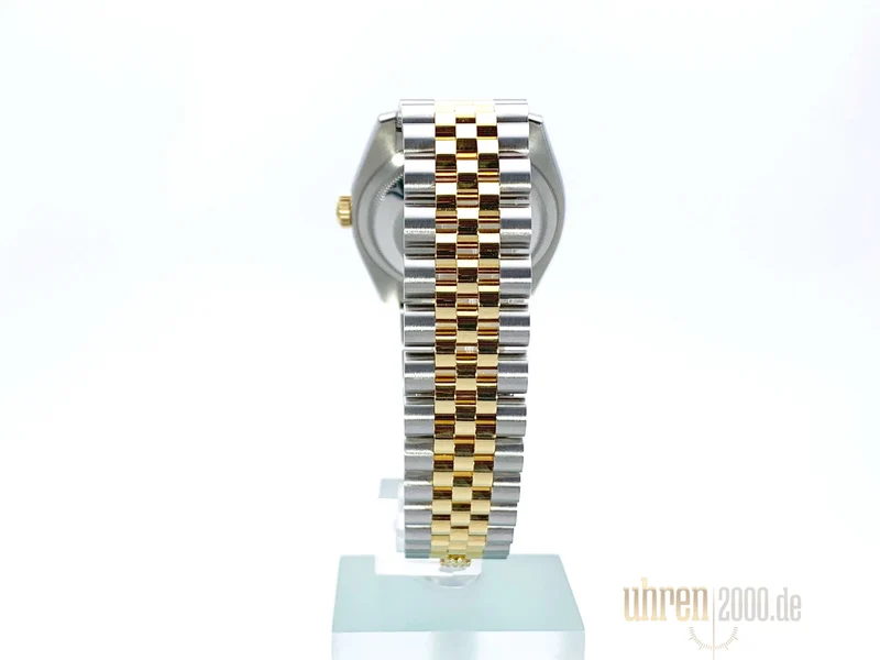 Rolex Datejust 36 Edelstahl Gelbgold 116203 Perlmutt Römisch Jubile-Band