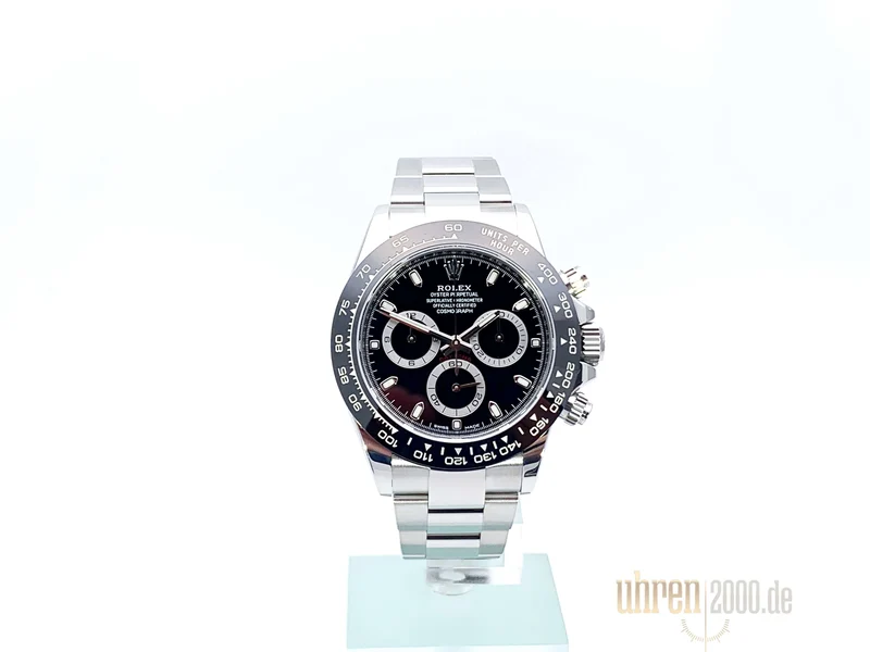 Rolex Daytona Edelstahl 116500LN Zifferblatt Schwarz aus 2018 LC100 ungetragen