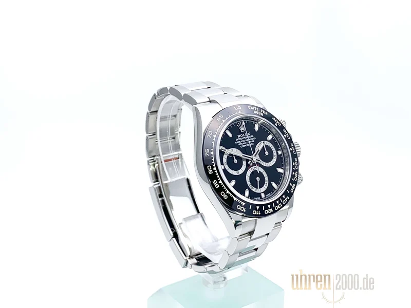 Rolex Daytona Edelstahl 116500LN Zifferblatt Schwarz aus 2018 LC100 ungetragen