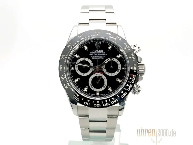 Rolex Daytona Edelstahl 116500LN Schwarz aus 2018 ungetragen