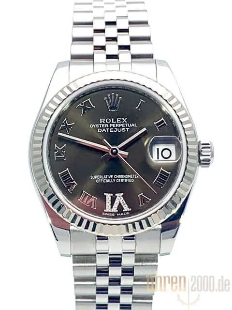 Rolex Datejust 31 178274 Bronze Römisch DIA Jubile-Band