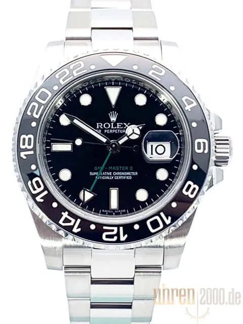Rolex GMT-Master II Edelstahl 116710LN aus 2008
