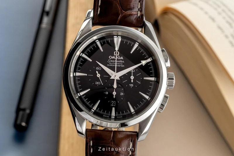 Omega Seamaster chronograph steel automatic men's watch 178.1110, 2812.50.37 [2300374]